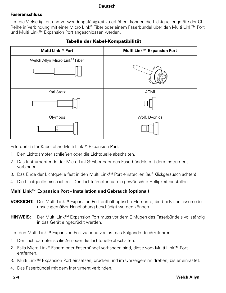 Welch Allyn CL300 Surgical IlluminatorCL - User Manual User Manual | Page 17 / 126
