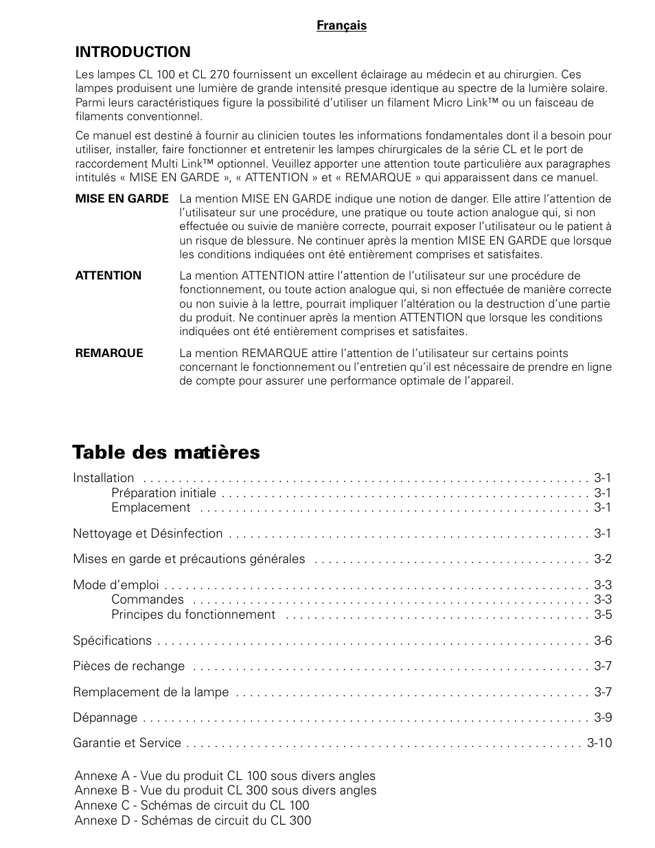 Welch Allyn CL300 Surgical IlluminatorCL - User Manual User Manual | Page 26 / 126