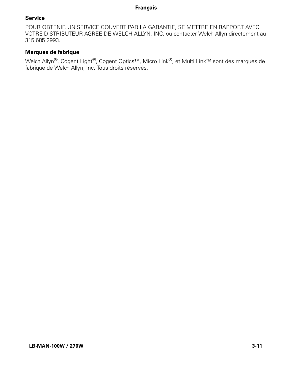 Welch Allyn CL300 Surgical IlluminatorCL - User Manual User Manual | Page 37 / 126