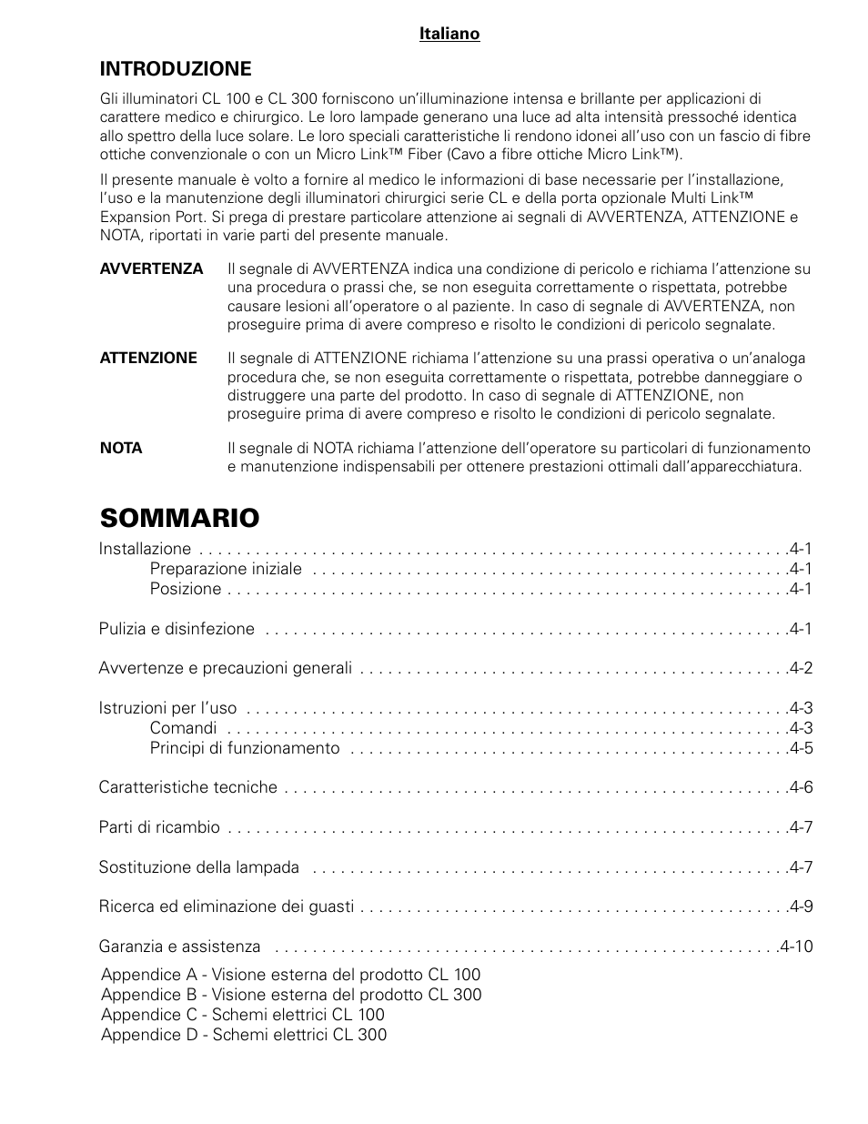 Welch Allyn CL300 Surgical IlluminatorCL - User Manual User Manual | Page 39 / 126
