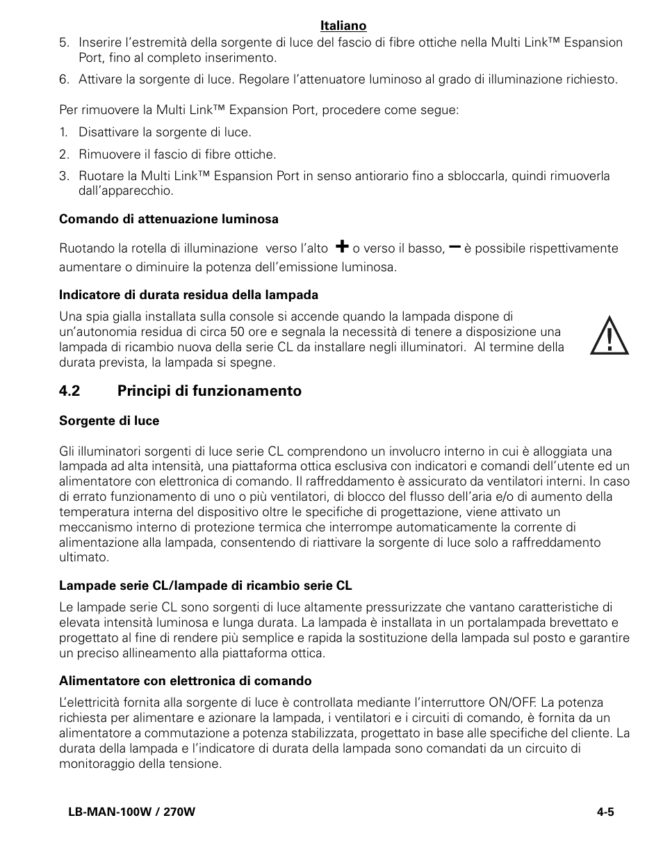 Welch Allyn CL300 Surgical IlluminatorCL - User Manual User Manual | Page 44 / 126