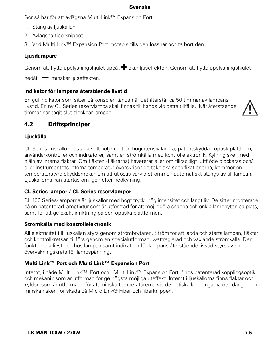 Welch Allyn CL300 Surgical IlluminatorCL - User Manual User Manual | Page 83 / 126