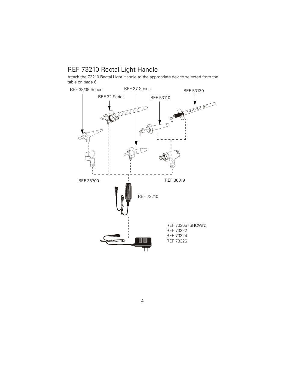 Welch Allyn 73210 6V Power Supply Rectal Light Handle - User Manual User Manual | Page 8 / 24