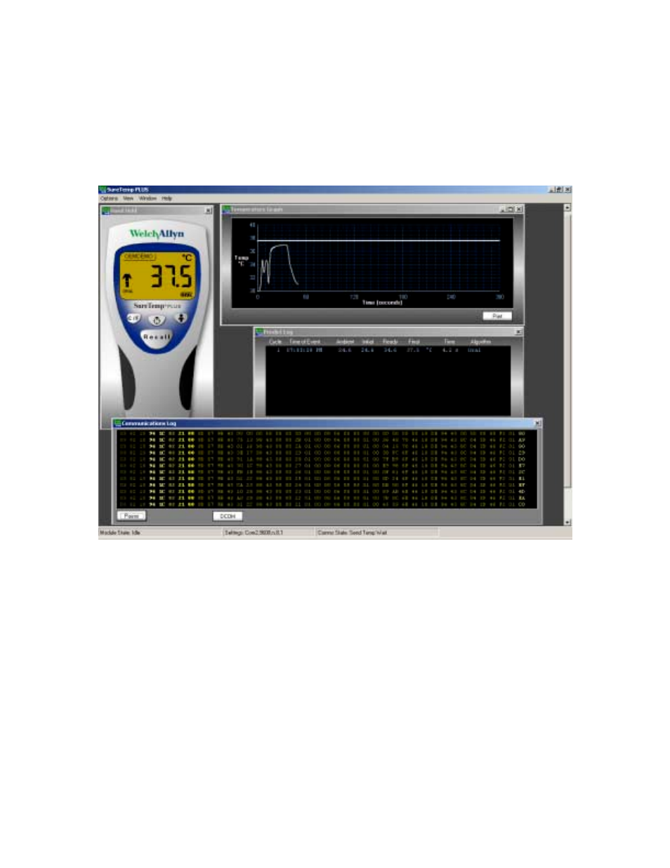 Extended views, Temperature graph | Welch Allyn SureTemp PlusModule - User Manual User Manual | Page 80 / 85