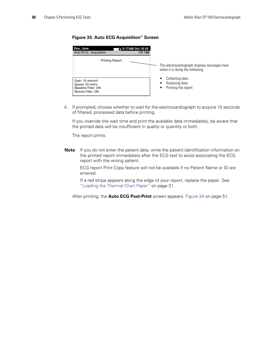 Welch Allyn CP Series Electrocardiographs - User Manual User Manual | Page 24 / 40