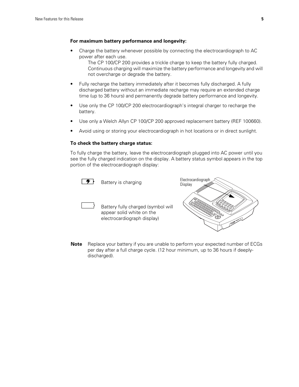 Welch Allyn CP Series Electrocardiographs - User Manual User Manual | Page 7 / 40