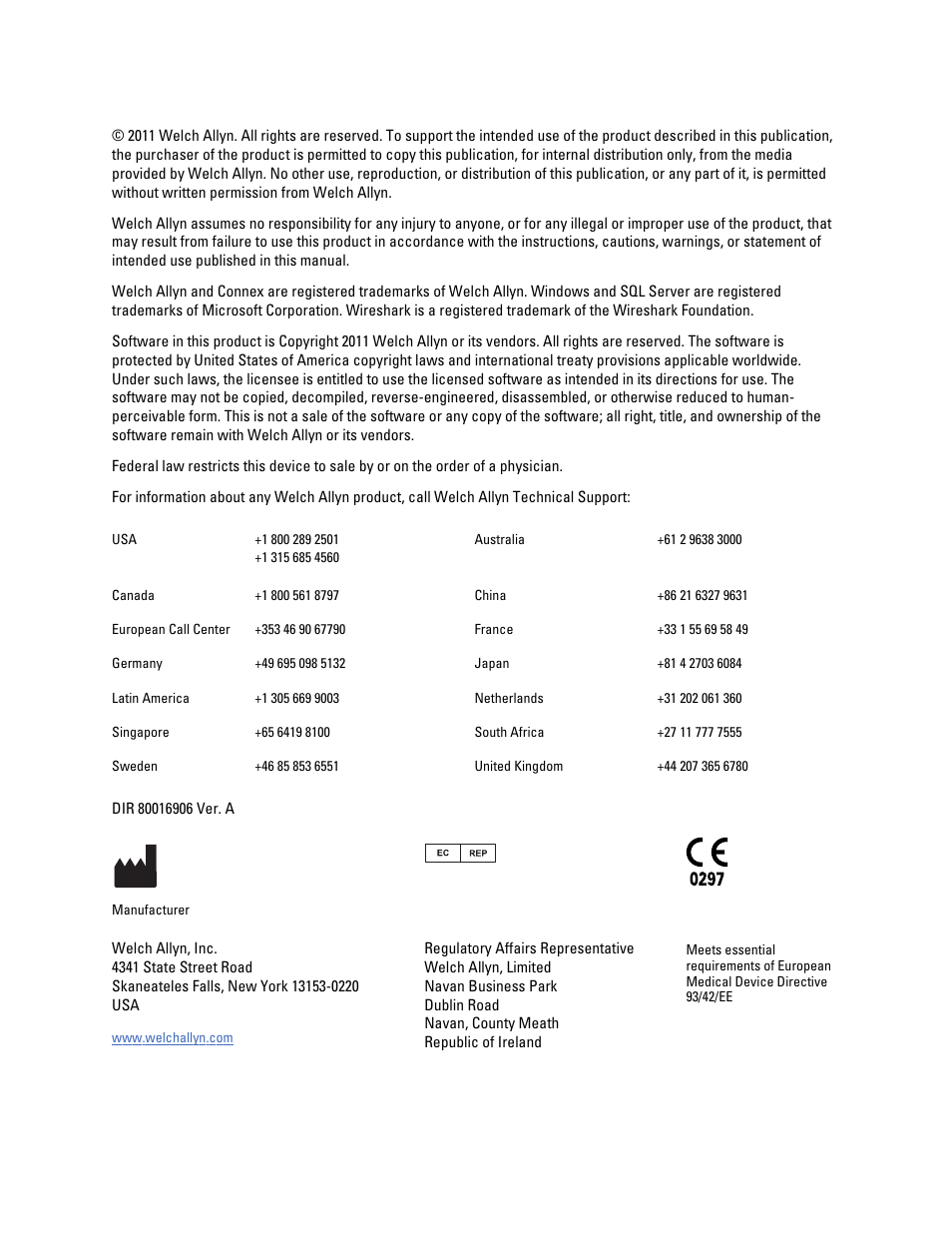 Welch Allyn Connex VM data management system - User Manual User Manual | Page 2 / 36
