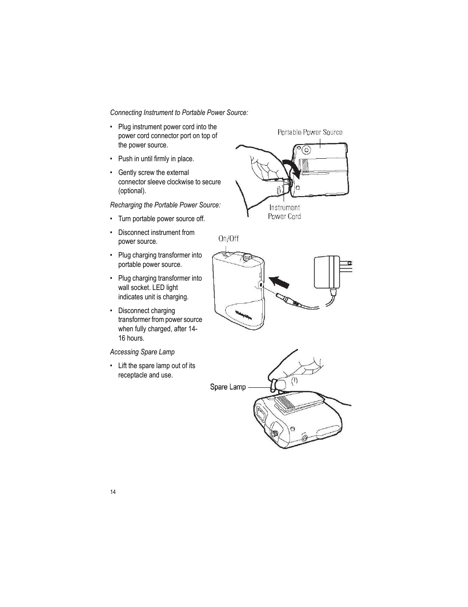 Welch Allyn LumiView Portable Binocular Microscope - User Manual User Manual | Page 18 / 52