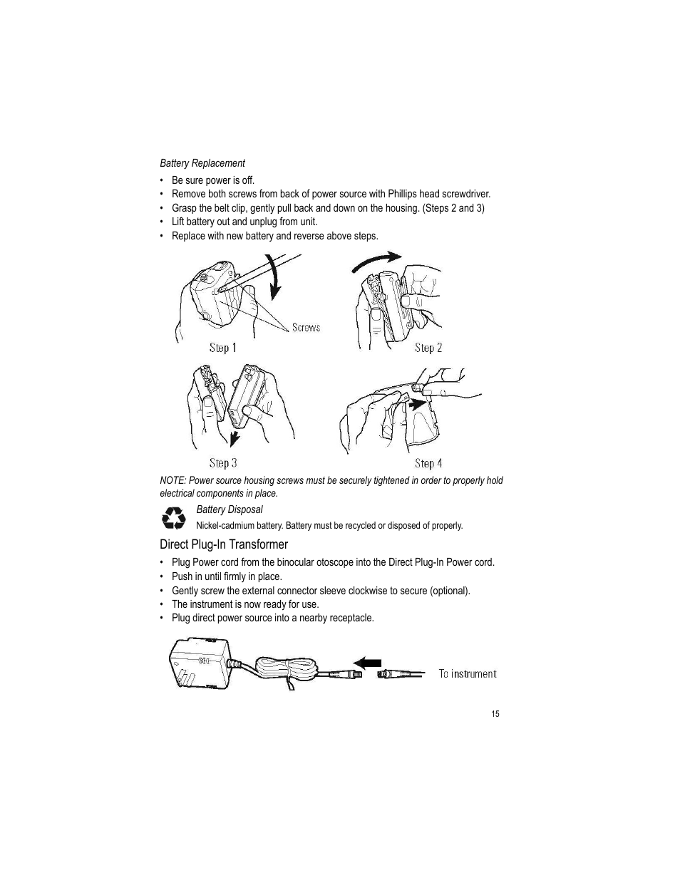 Welch Allyn LumiView Portable Binocular Microscope - User Manual User Manual | Page 19 / 52