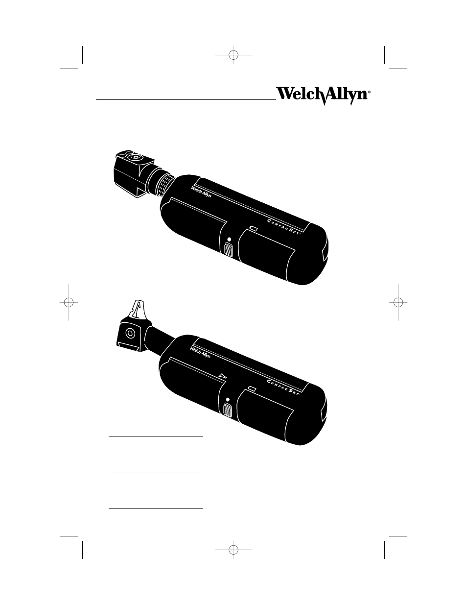 Welch Allyn 93400 COMPAC SET - User Manual User Manual | 32 pages