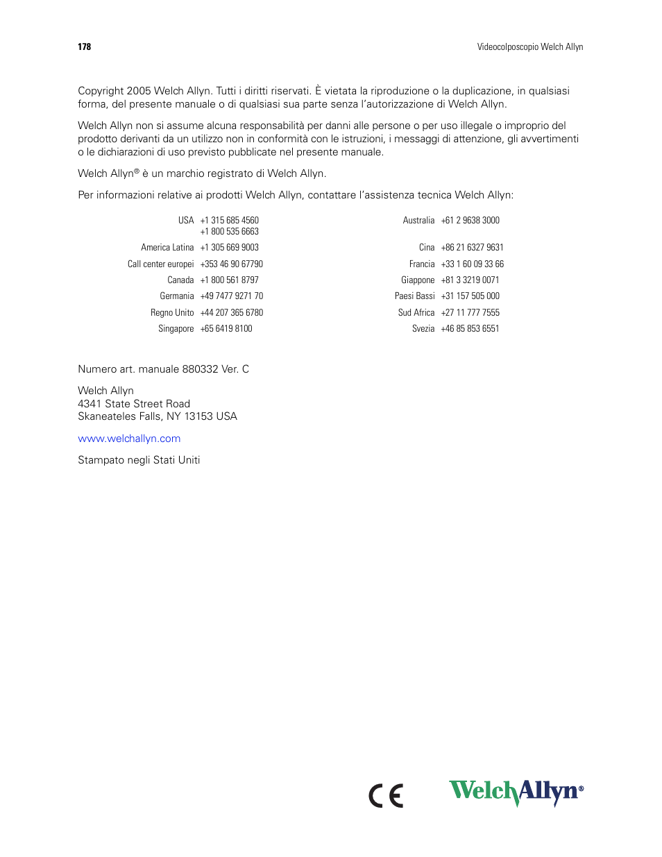 Welch Allyn Video Colposcope - User Manual User Manual | Page 180 / 400