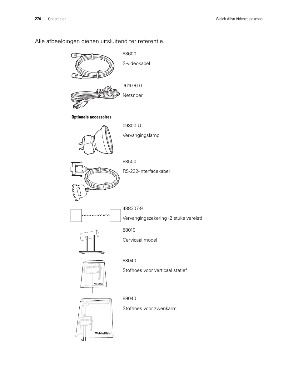 Welch Allyn Video Colposcope - User Manual User Manual | Page 276 / 400