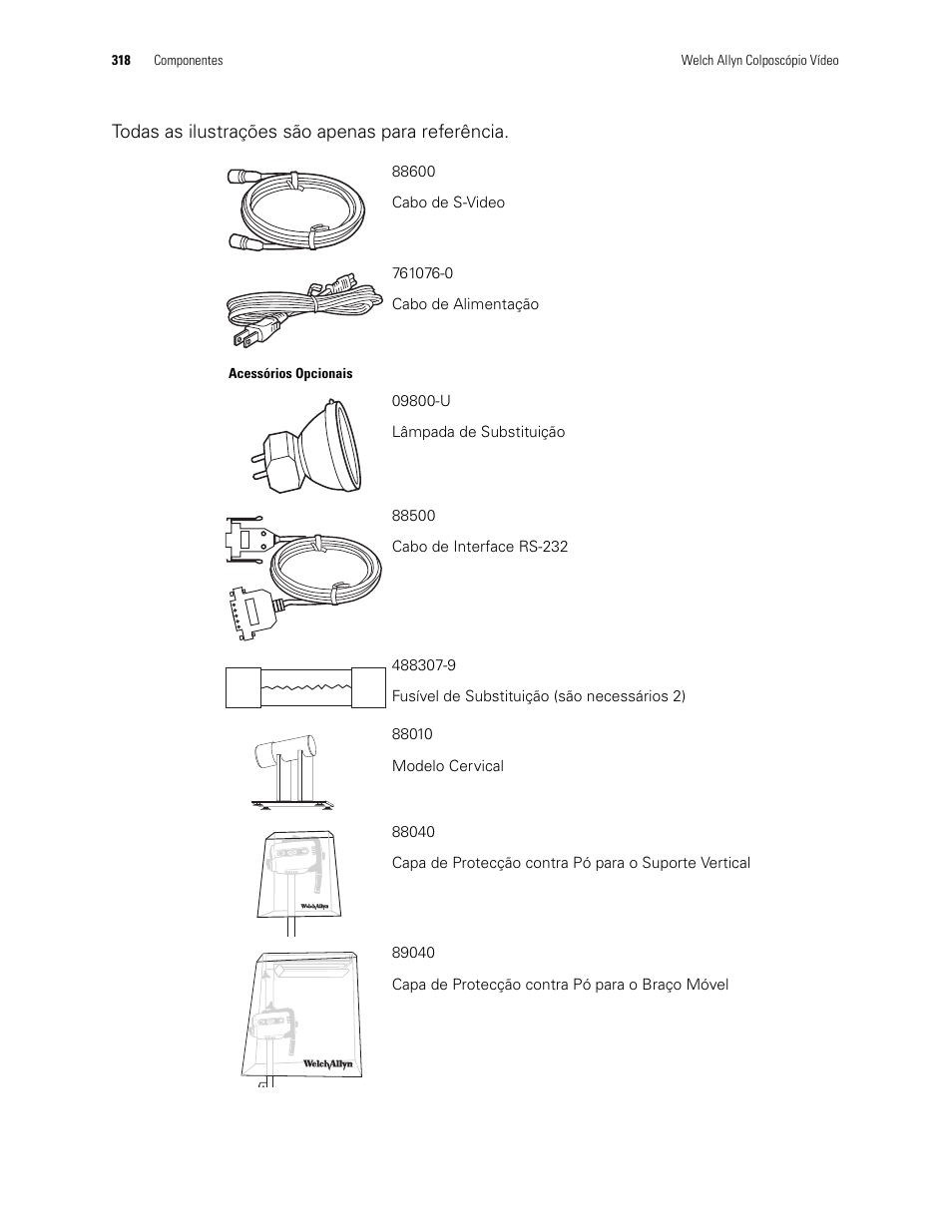 Welch Allyn Video Colposcope - User Manual User Manual | Page 320 / 400