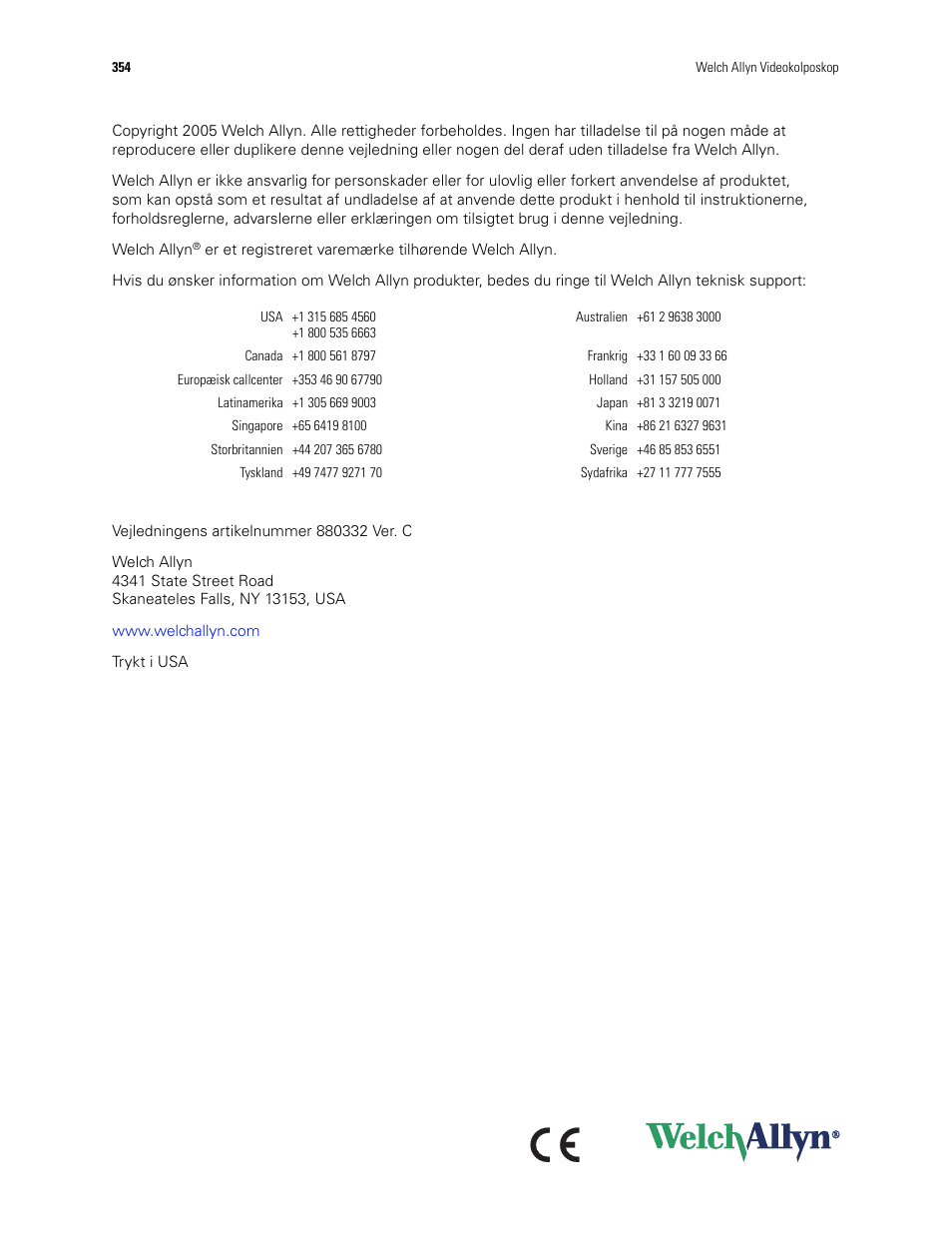 Welch Allyn Video Colposcope - User Manual User Manual | Page 356 / 400
