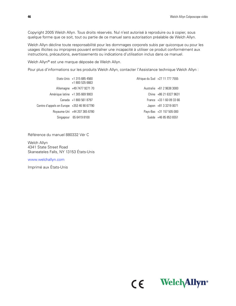 Welch Allyn Video Colposcope - User Manual User Manual | Page 48 / 400