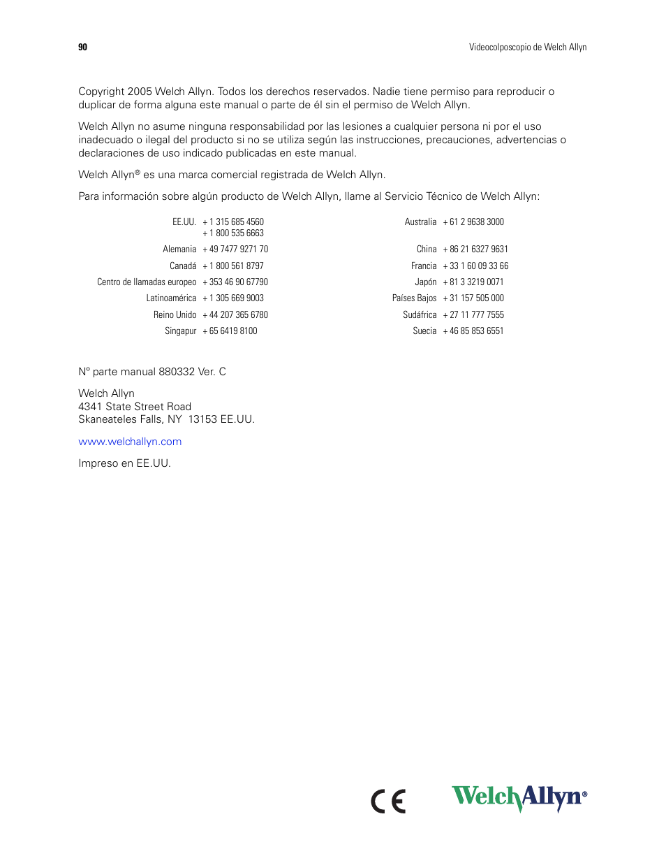 Welch Allyn Video Colposcope - User Manual User Manual | Page 92 / 400