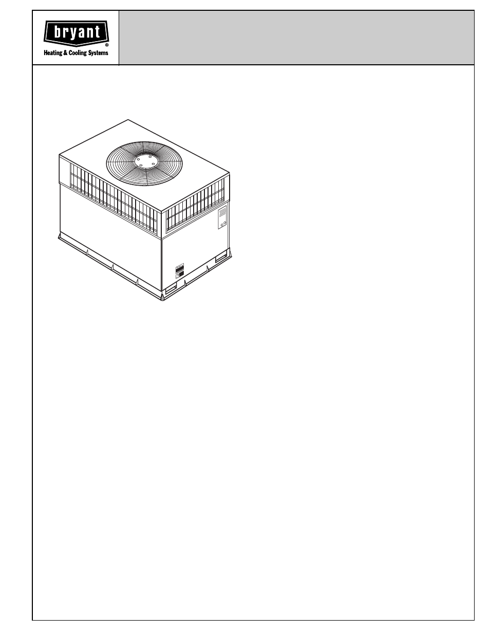 Bryant 582A User Manual | 24 pages