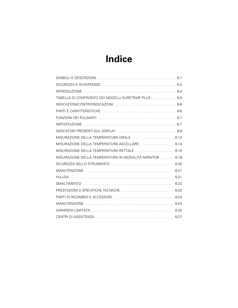 Indice | Welch Allyn SureTemp Plus - User Manual User Manual | Page 149 / 294