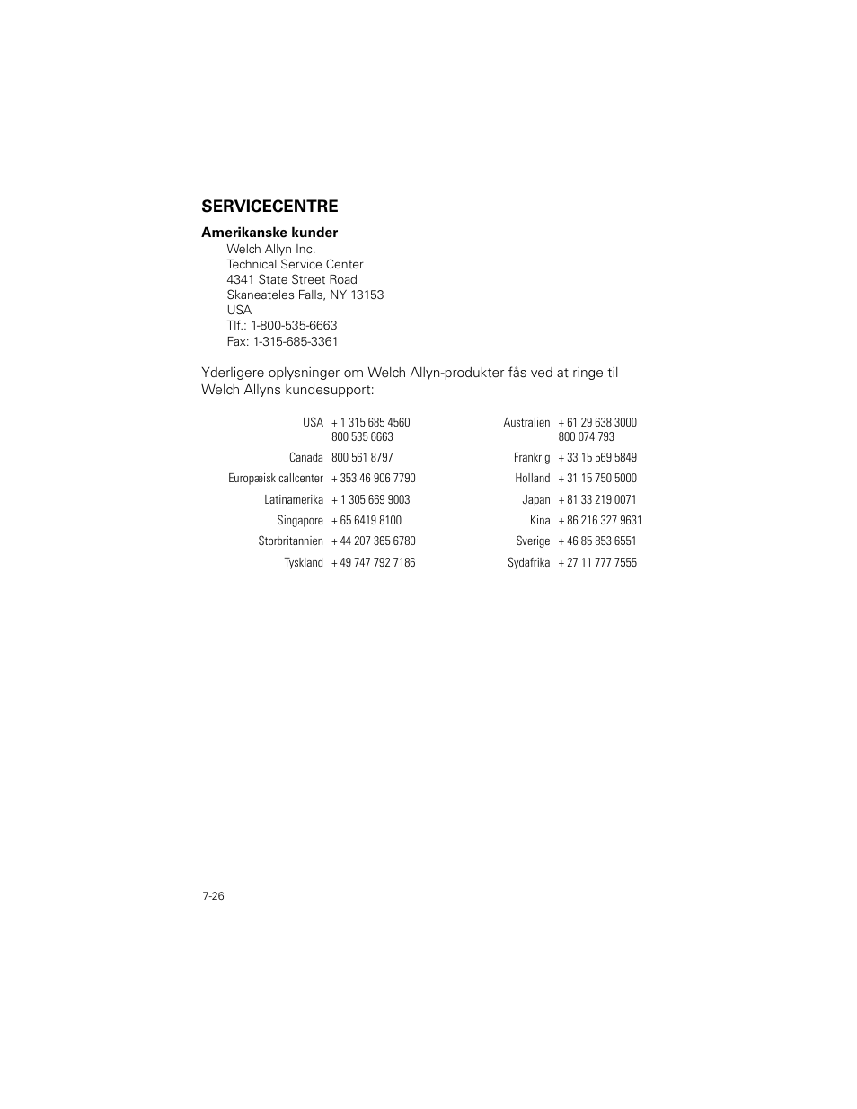 Servicecentre | Welch Allyn SureTemp Plus - User Manual User Manual | Page 206 / 294