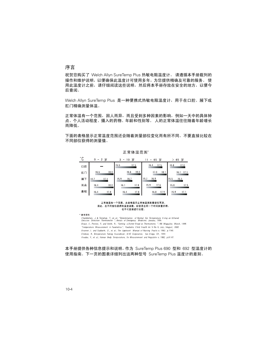 序言 -4 | Welch Allyn SureTemp Plus - User Manual User Manual | Page 270 / 294