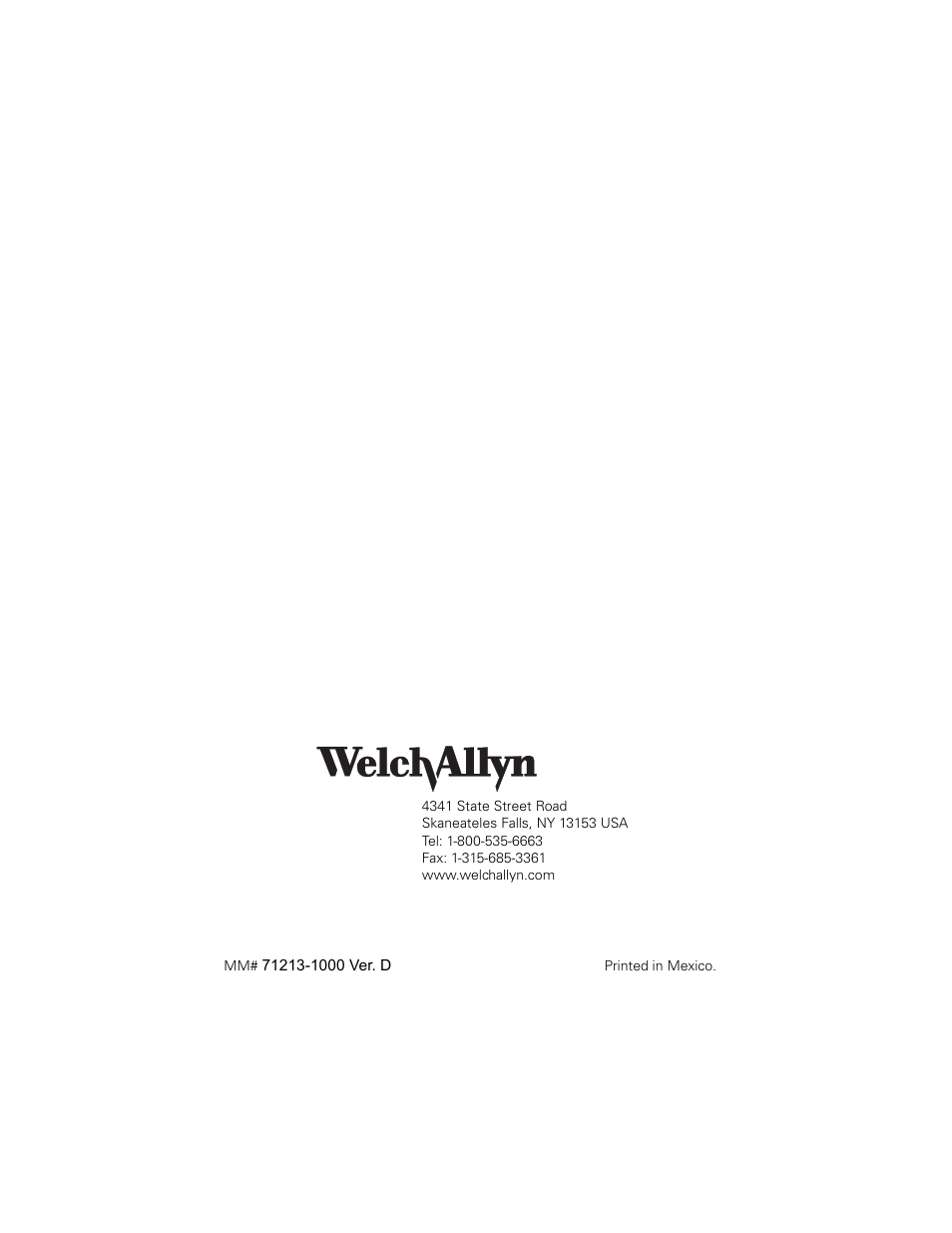 Welch Allyn SureTemp Plus - User Manual User Manual | Page 294 / 294