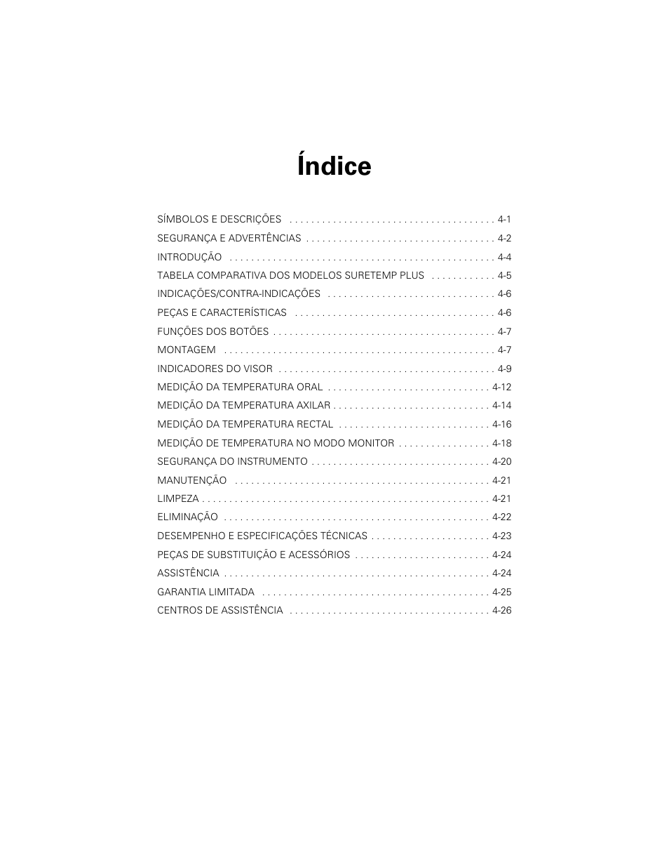 Índice | Welch Allyn SureTemp Plus - User Manual User Manual | Page 89 / 294