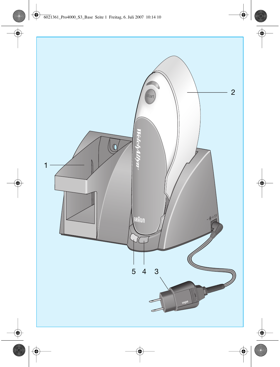 Welch Allyn PRO 4000 Base Station - User Manual User Manual | Page 3 / 26