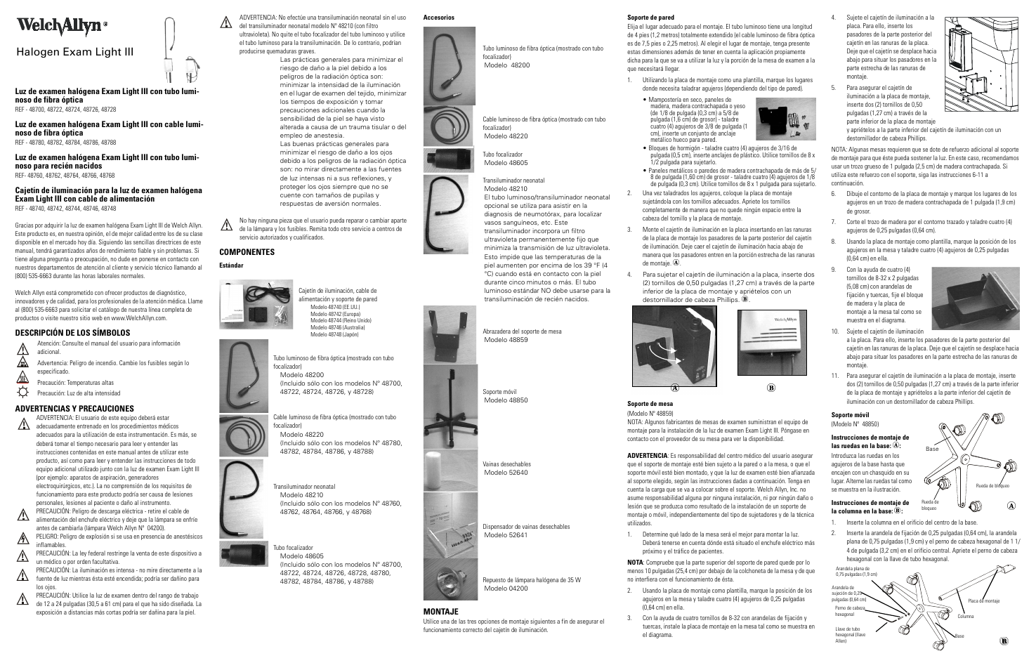 Halogen exam light iii | Welch Allyn Halogen Exam Light III - User Manual User Manual | Page 7 / 18