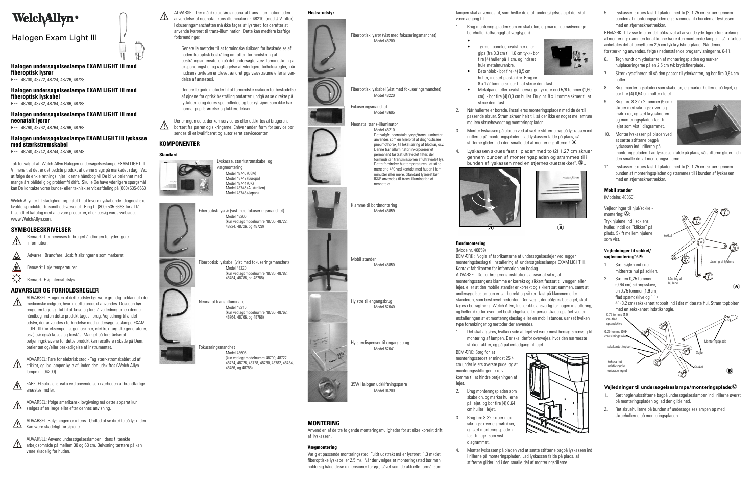 Halogen exam light iii | Welch Allyn Halogen Exam Light III - User Manual User Manual | Page 9 / 18