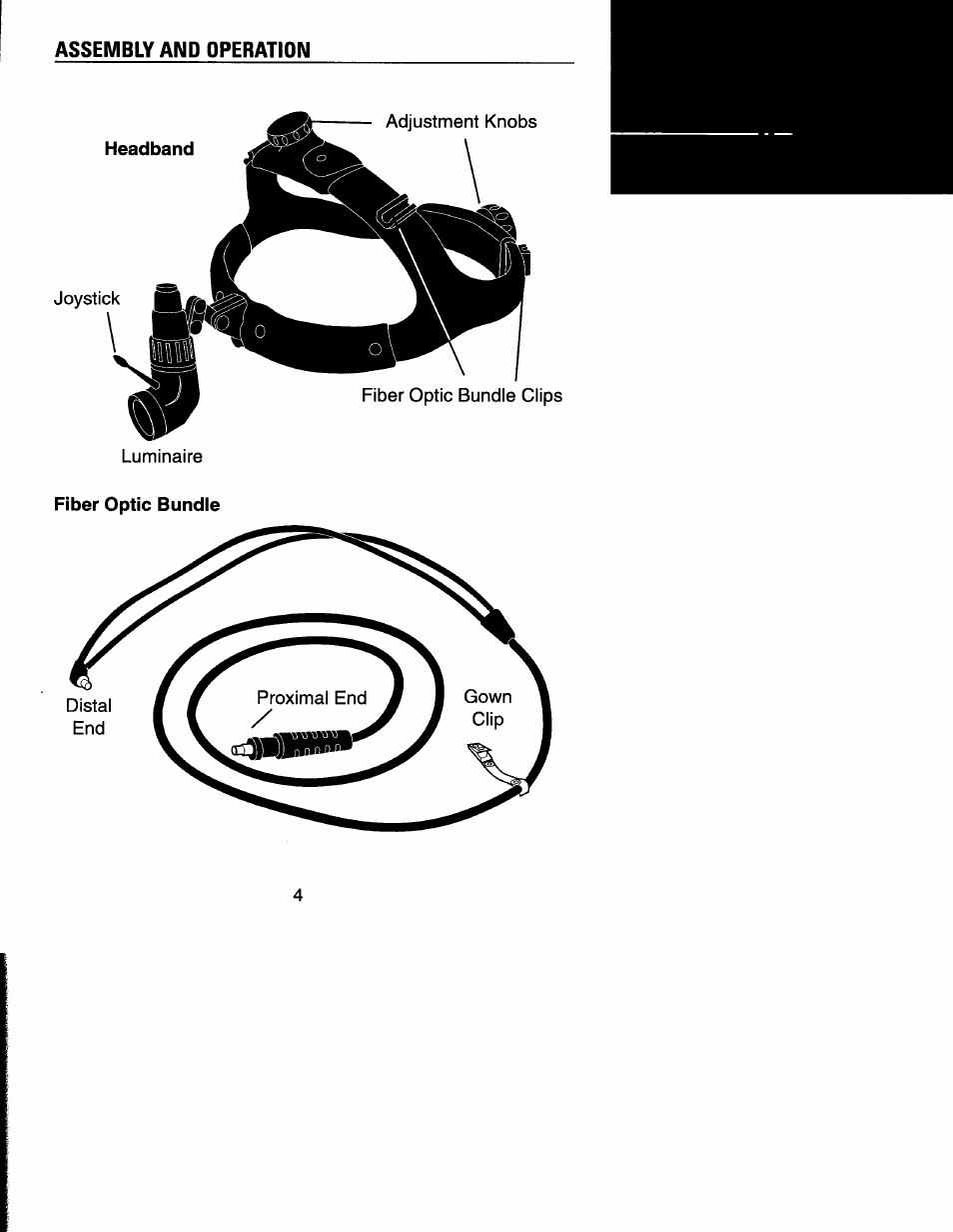 English, Assembly and operation | Welch Allyn MFI Solarc Headlight - User Manual User Manual | Page 5 / 57