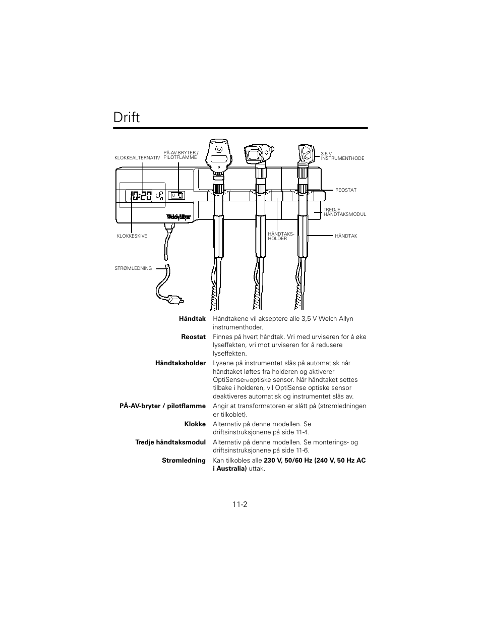 Drift | Welch Allyn 767 Diagnostic System - User Manual User Manual | Page 106 / 136