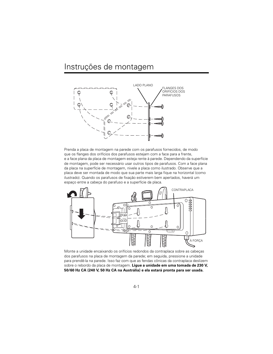 Instruções de montagem | Welch Allyn 767 Diagnostic System - User Manual User Manual | Page 35 / 136
