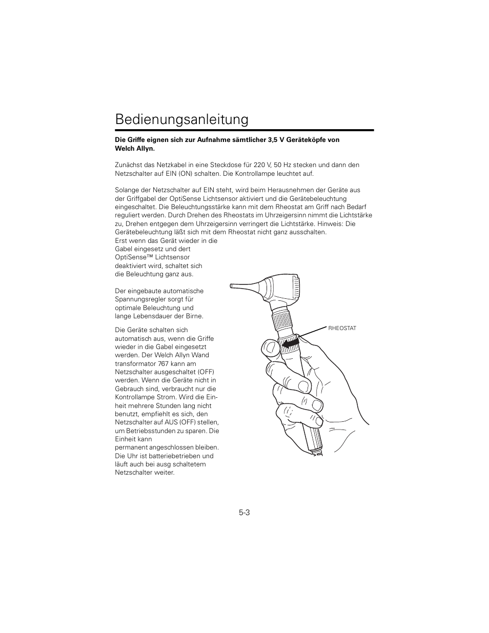 Bedienungsanleitung | Welch Allyn 767 Diagnostic System - User Manual User Manual | Page 47 / 136