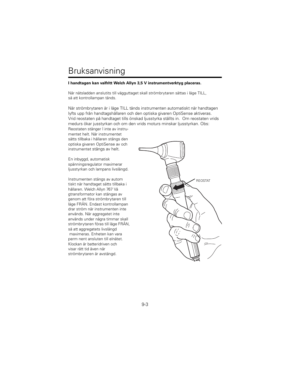 Bruksanvisning | Welch Allyn 767 Diagnostic System - User Manual User Manual | Page 87 / 136