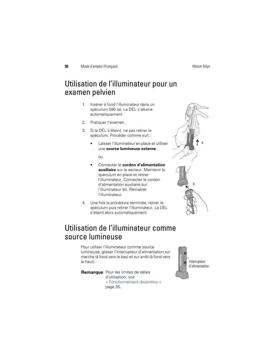 Welch Allyn KleenSpec 790 Series Cordless Illumination System - User Manual User Manual | Page 32 / 222