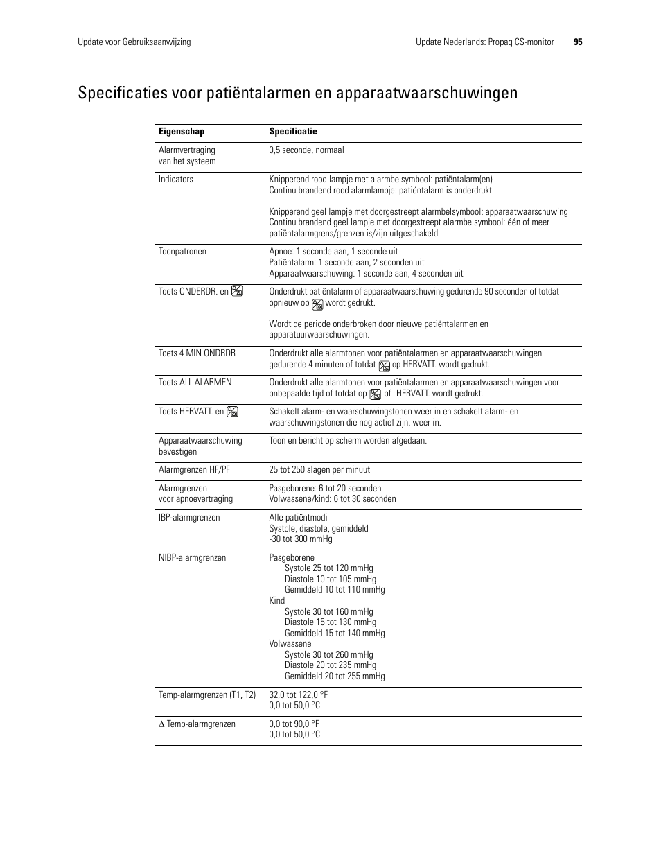 Welch Allyn Propaq CS Monitor - User Manual User Manual | Page 103 / 152