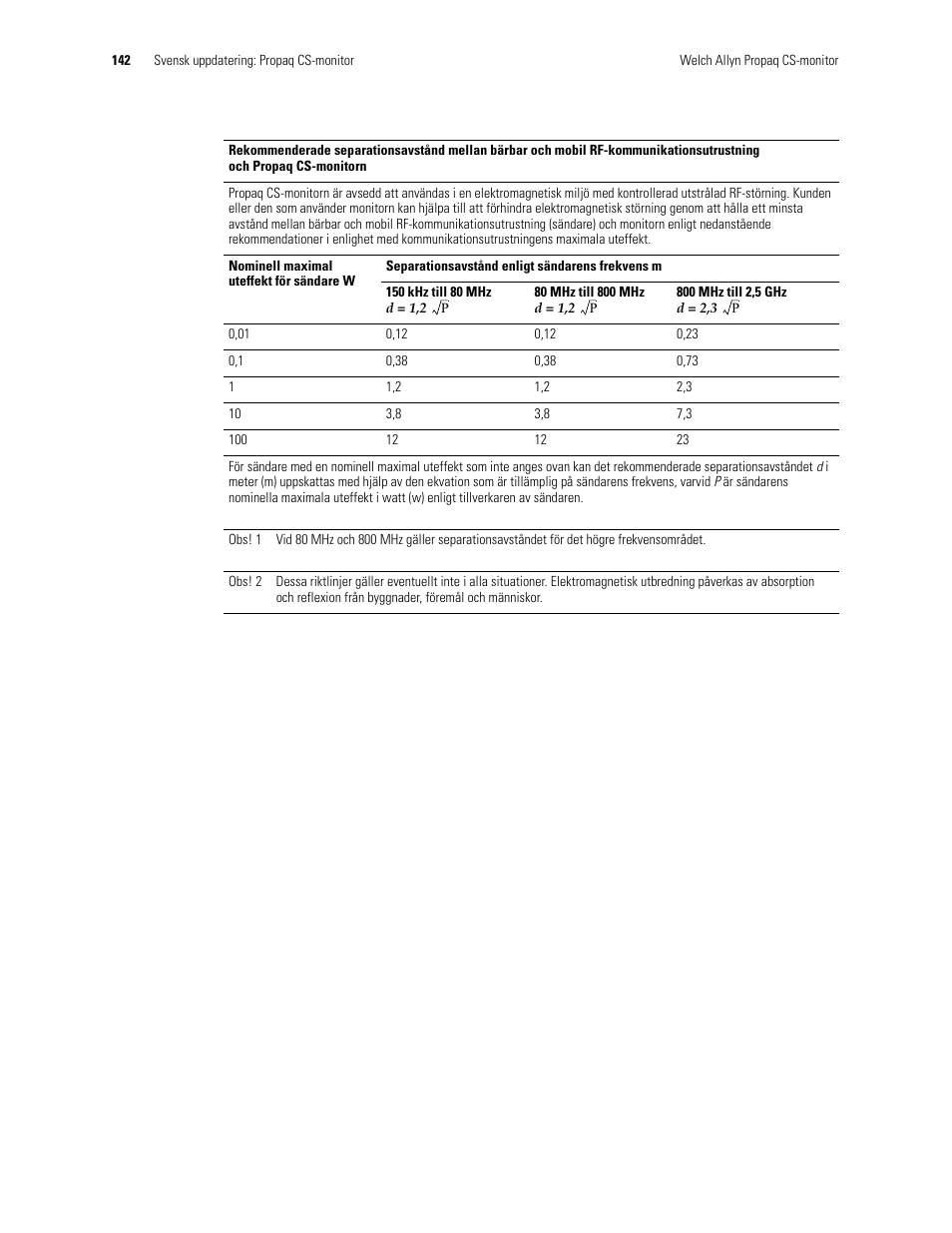 Welch Allyn Propaq CS Monitor - User Manual User Manual | Page 150 / 152