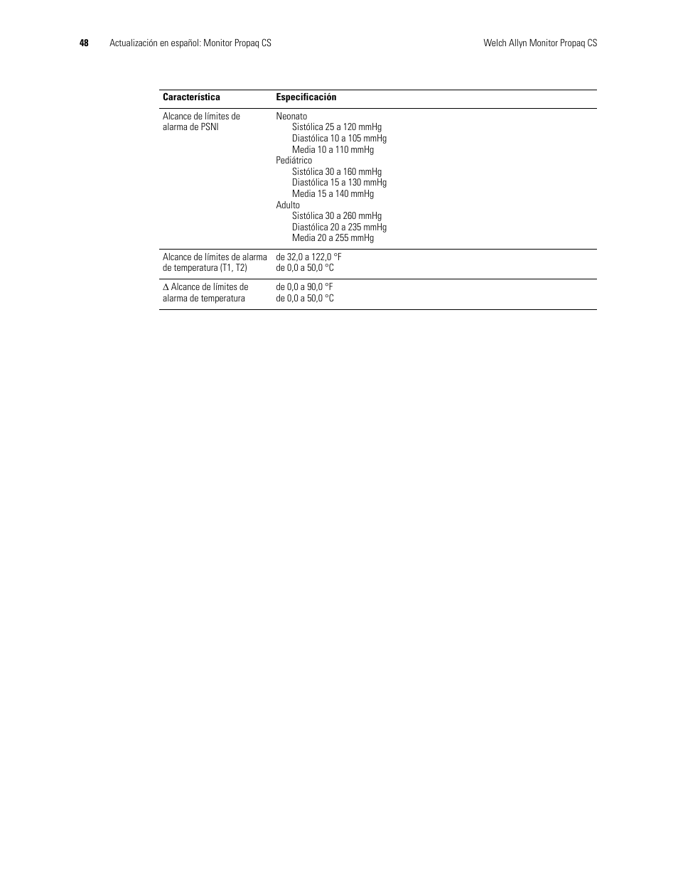 Welch Allyn Propaq CS Monitor - User Manual User Manual | Page 56 / 152