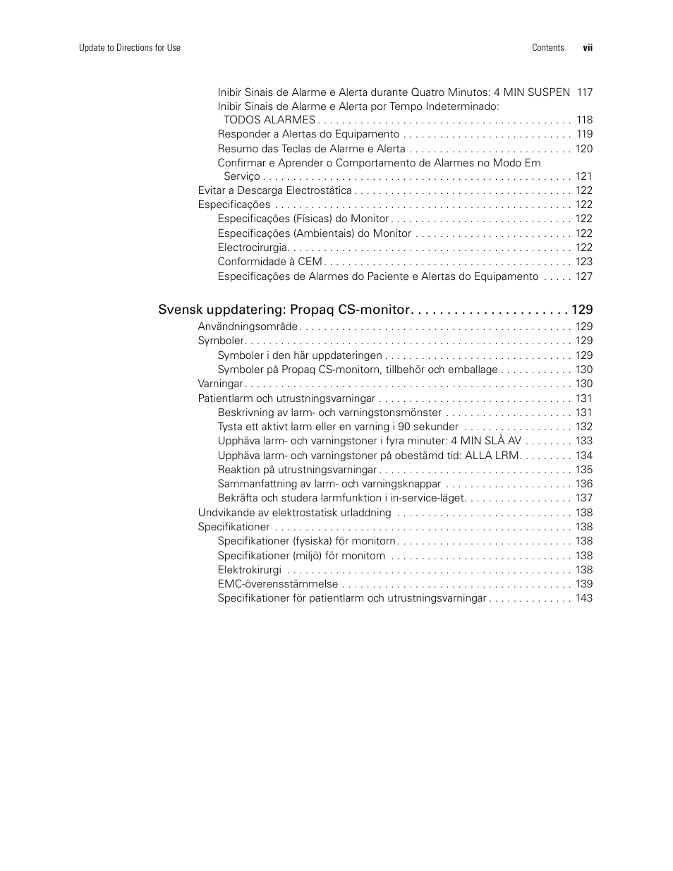 Welch Allyn Propaq CS Monitor - User Manual User Manual | Page 7 / 152