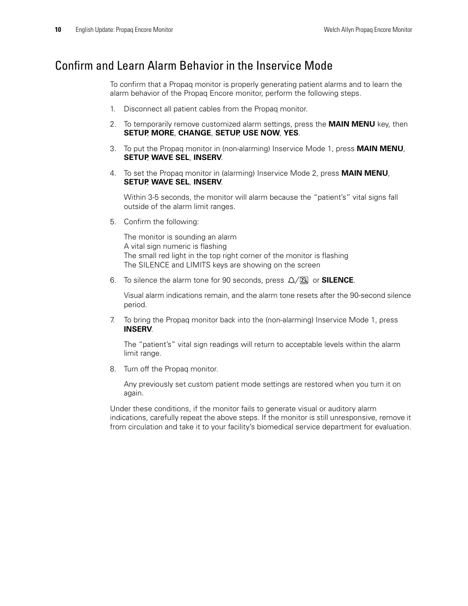 Welch Allyn Propaq Encore Monitor - User Manual User Manual | Page 18 / 136