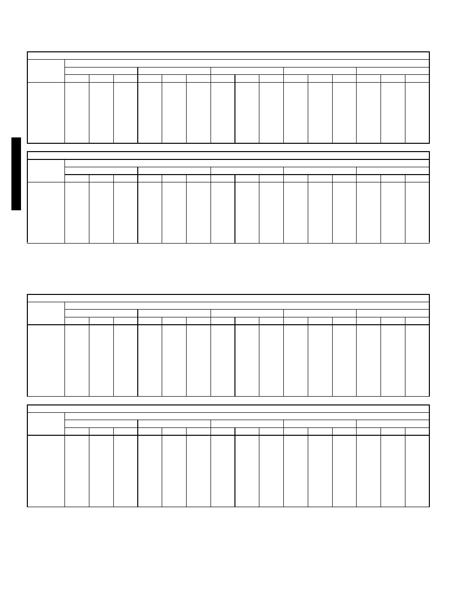 110 performance data (cont), Fan performance — vertical discharge units (cont) | Bryant 581C User Manual | Page 110 / 298