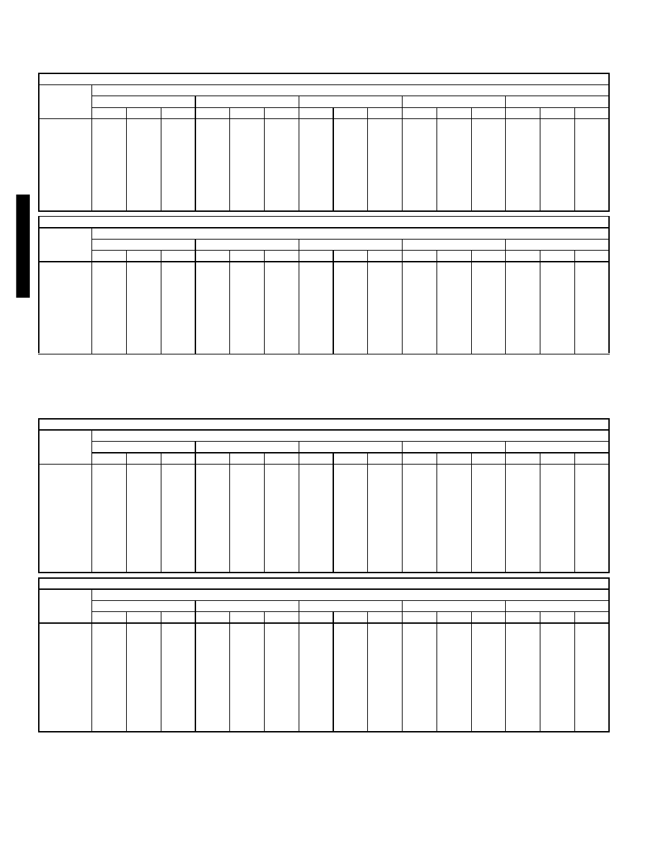 122 performance data (cont) | Bryant 581C User Manual | Page 122 / 298