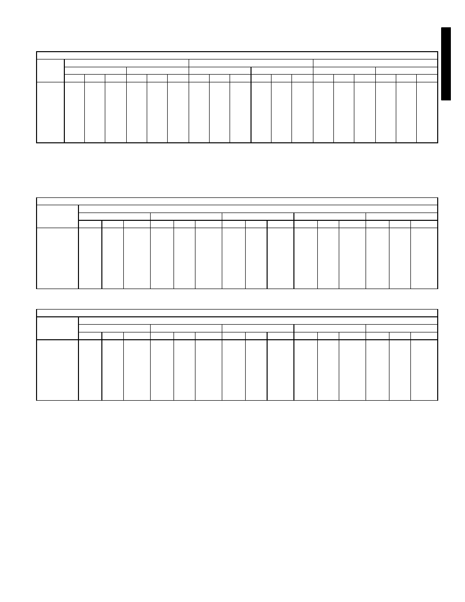 43 performance data (cont), Fan performance — vertical discharge units (cont) | Bryant 581C User Manual | Page 43 / 298