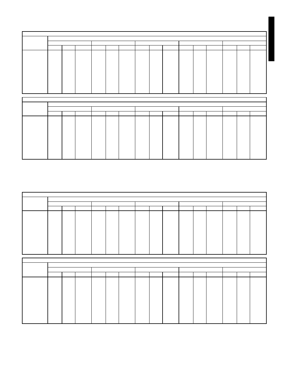 45 performance data (cont), Fan performance — vertical discharge units (cont) | Bryant 581C User Manual | Page 45 / 298