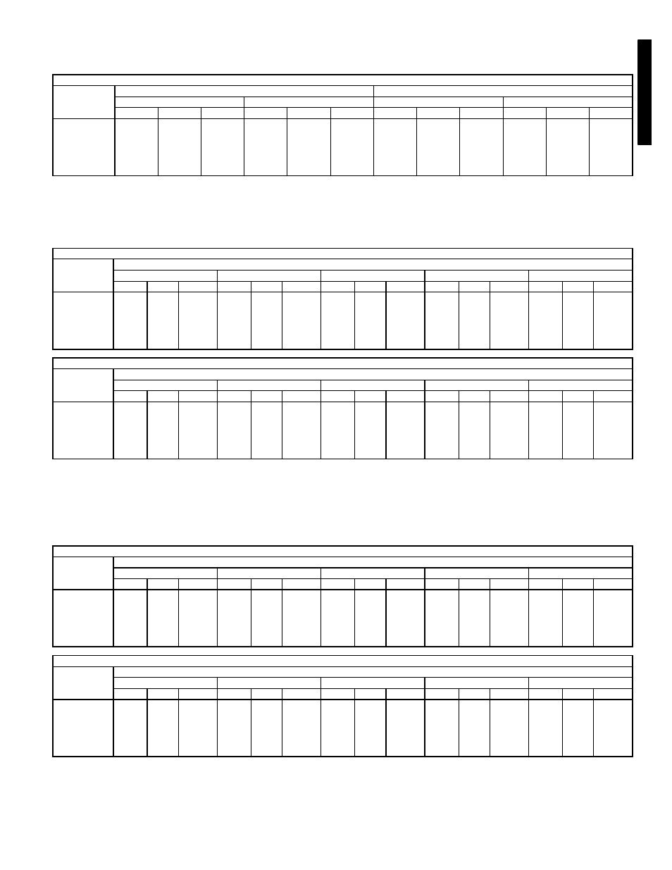 Fan performance-horizontal discharge, 59 performance data (cont), Fan performance — horizontal discharge units | Bryant 581C User Manual | Page 59 / 298