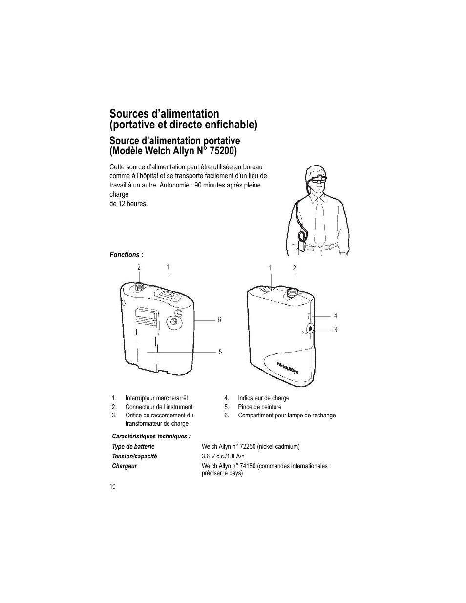 Welch Allyn Lumiview Portable Binocular Microscope Power Source - User Manual User Manual | Page 14 / 26