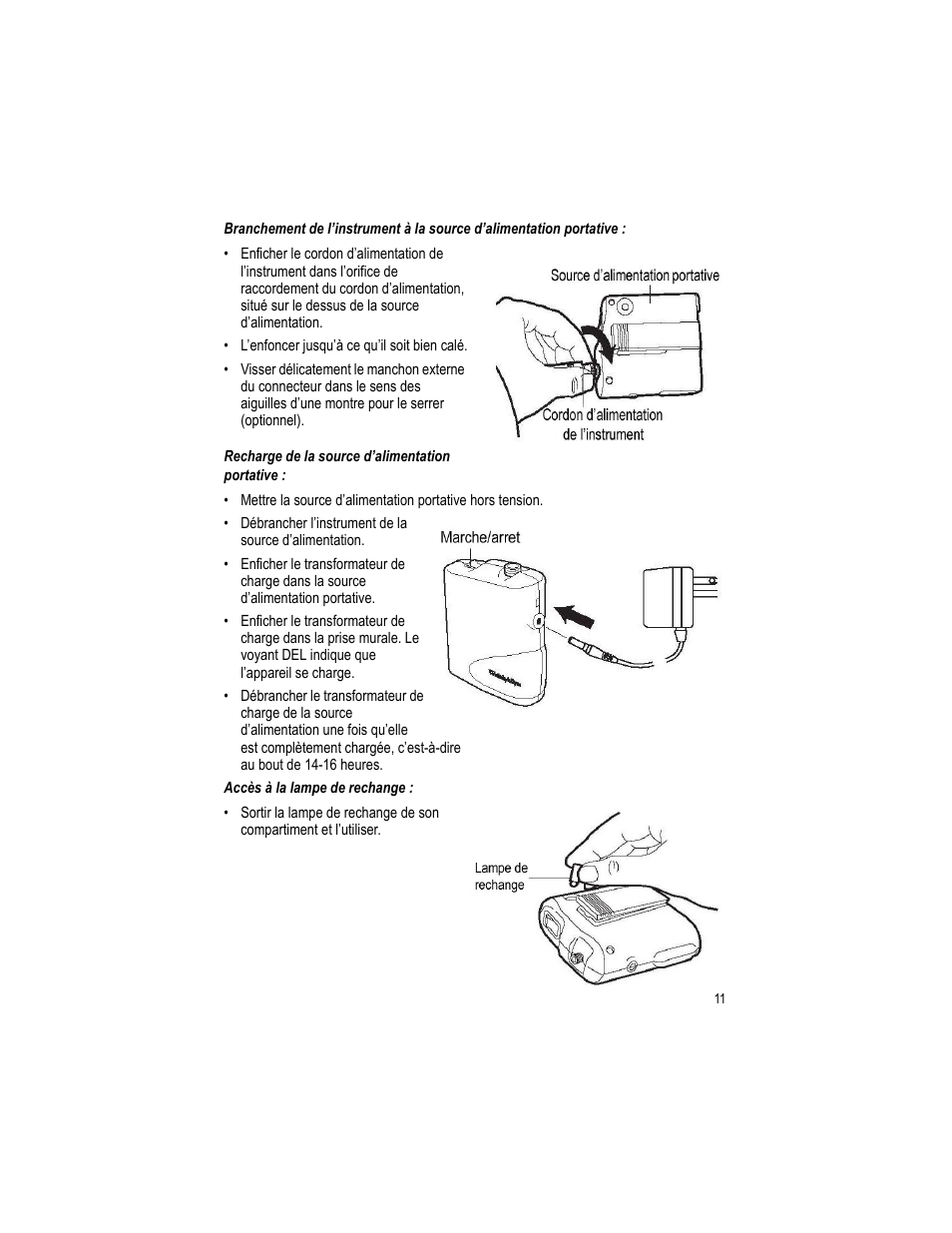 Welch Allyn Lumiview Portable Binocular Microscope Power Source - User Manual User Manual | Page 15 / 26