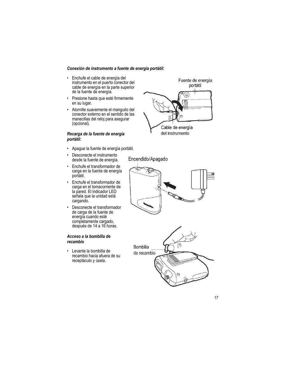 Welch Allyn Lumiview Portable Binocular Microscope Power Source - User Manual User Manual | Page 21 / 26