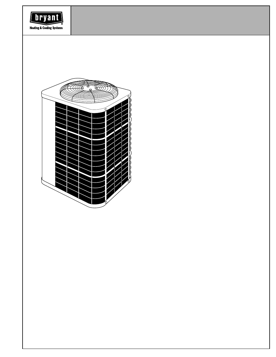 Bryant SPLIT-SYSTEM 697C User Manual | 36 pages