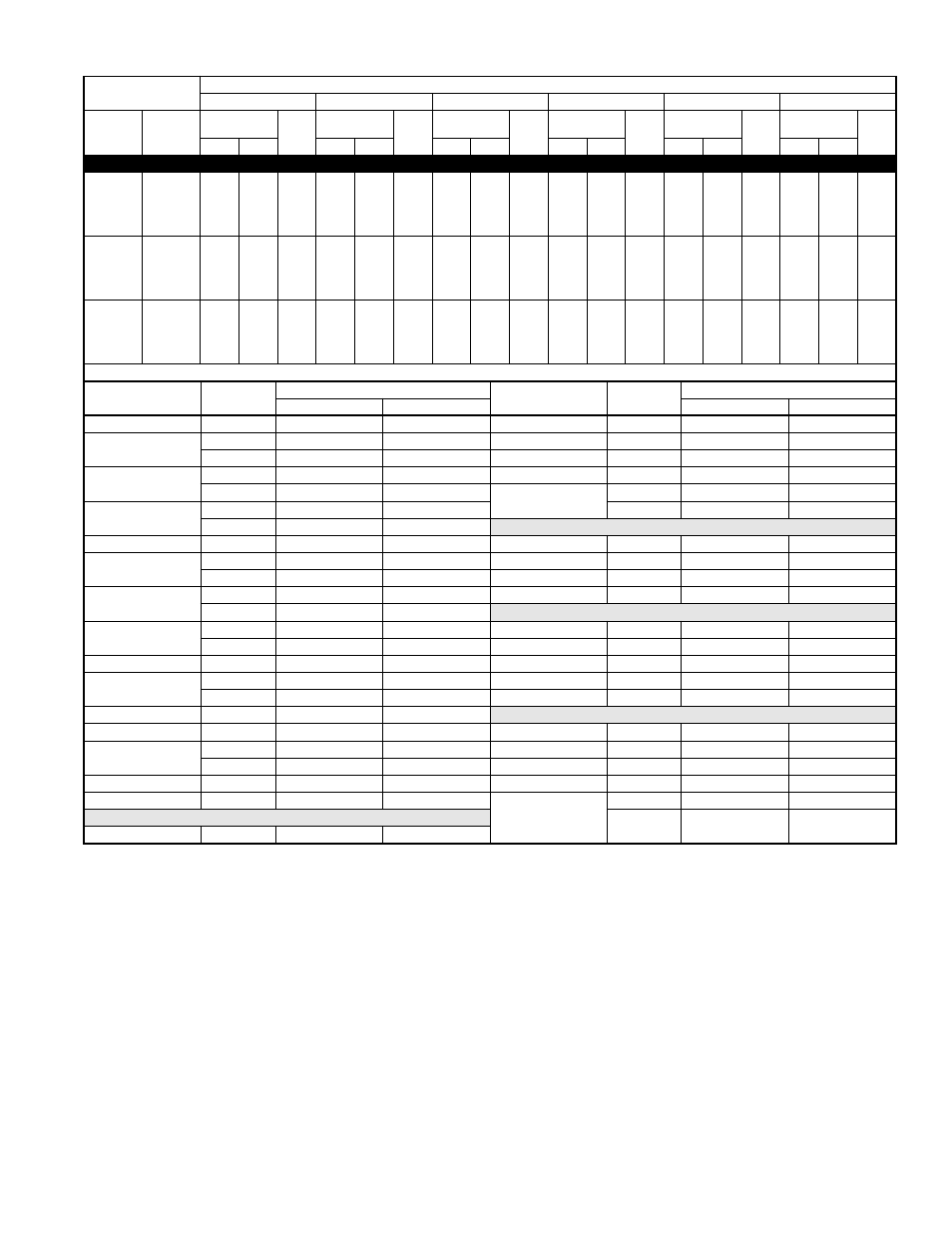 17— detailed cooling capacities | Bryant SPLIT-SYSTEM 697C User Manual | Page 17 / 36